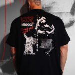 b) 'devour your enemies' Premium Black Oversized T